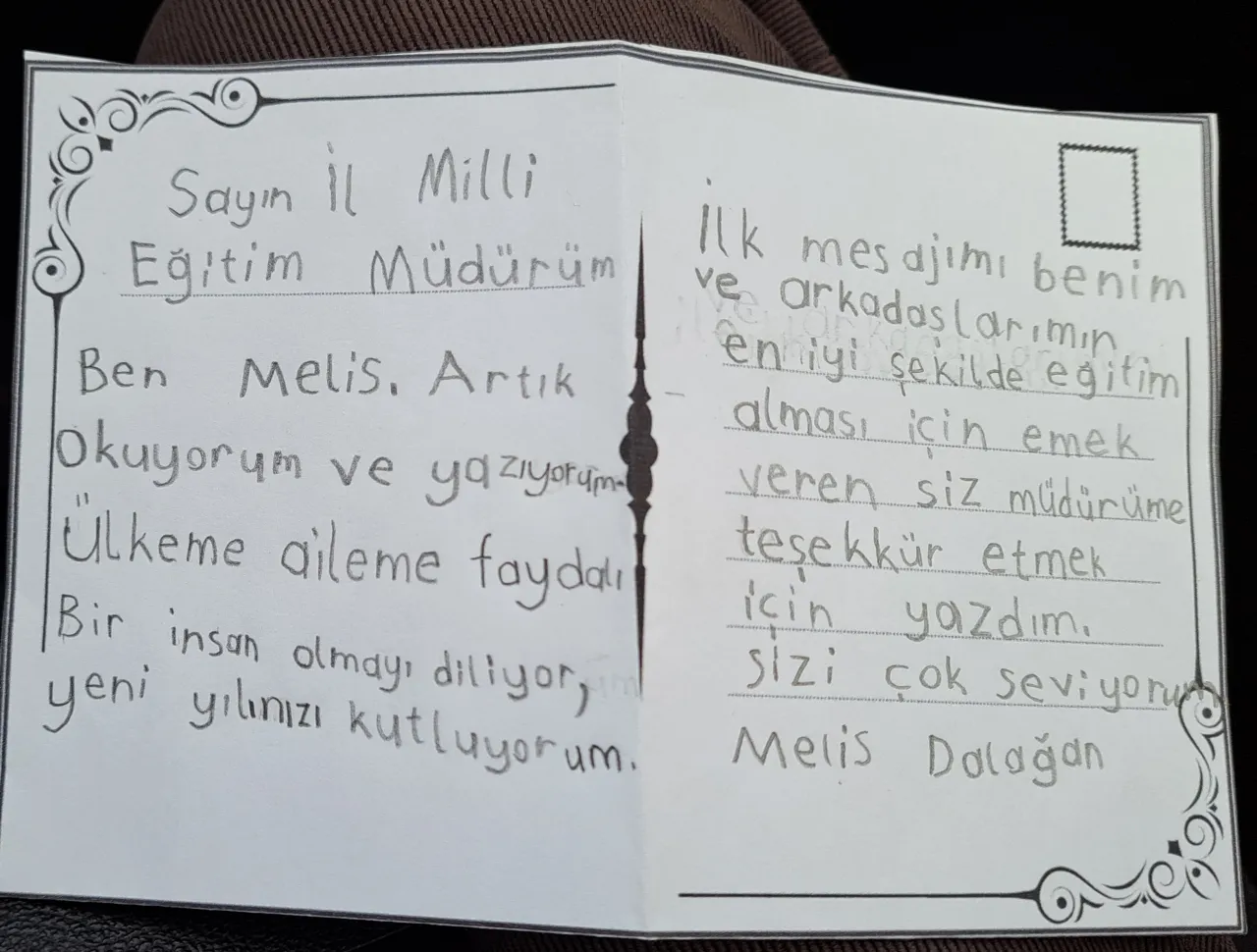 İl Milli Eğitim Müdürüne dikkat çeken mektup!
