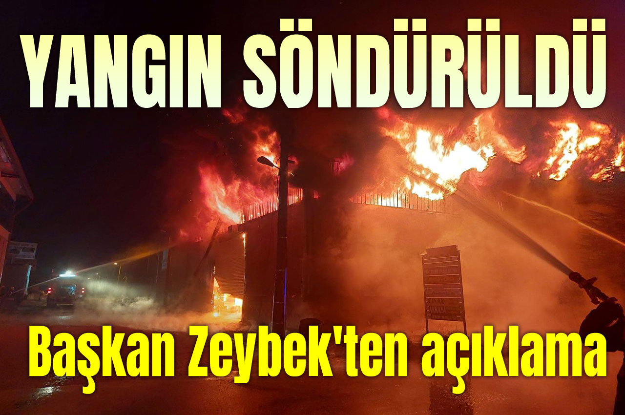 Afyonkarahisar 2.Küçük Sanayi Sitesi'nde yangın söndürüldü!.. 