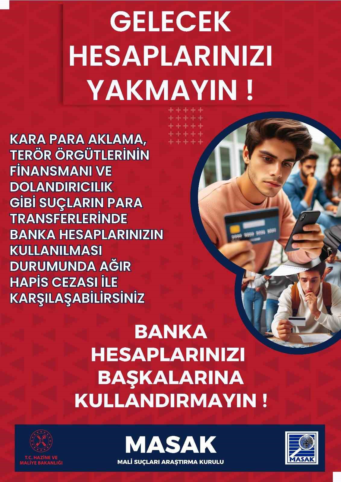 MASAK’tan üniversite öğrencilerine uyarı
