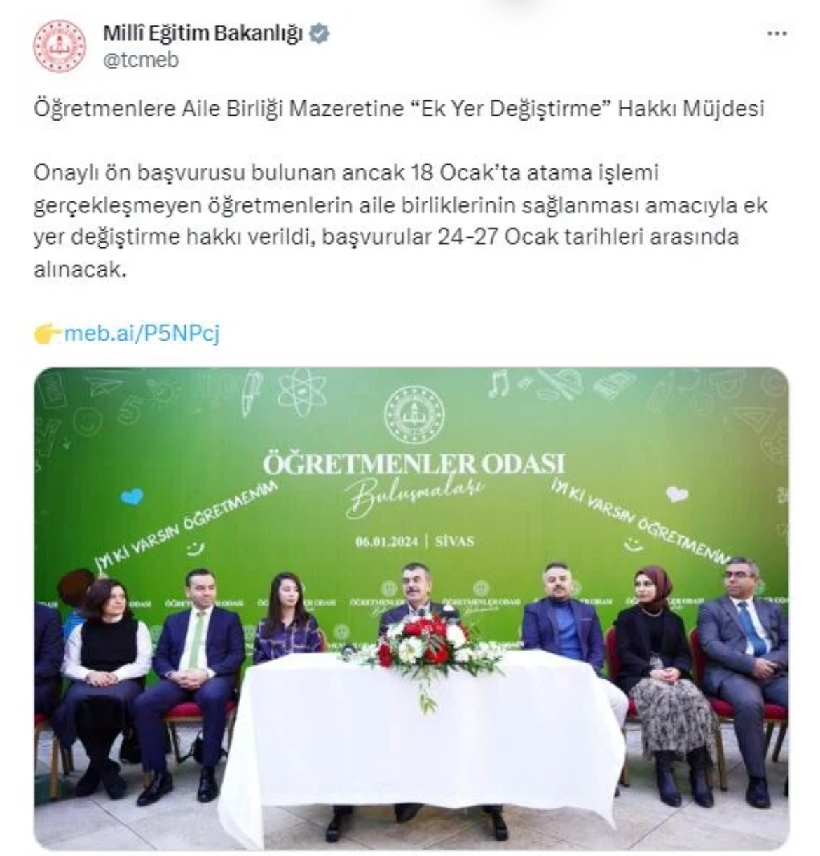 Mebden Ogretmenlere Yeni Hak Mujdesi