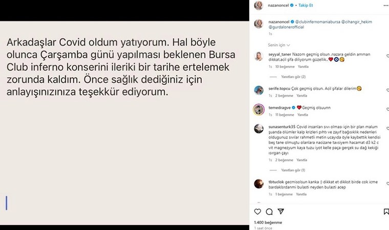 Nazan Oncel Hayranlarini Uzen Haber Yeni Album Ertelemesi