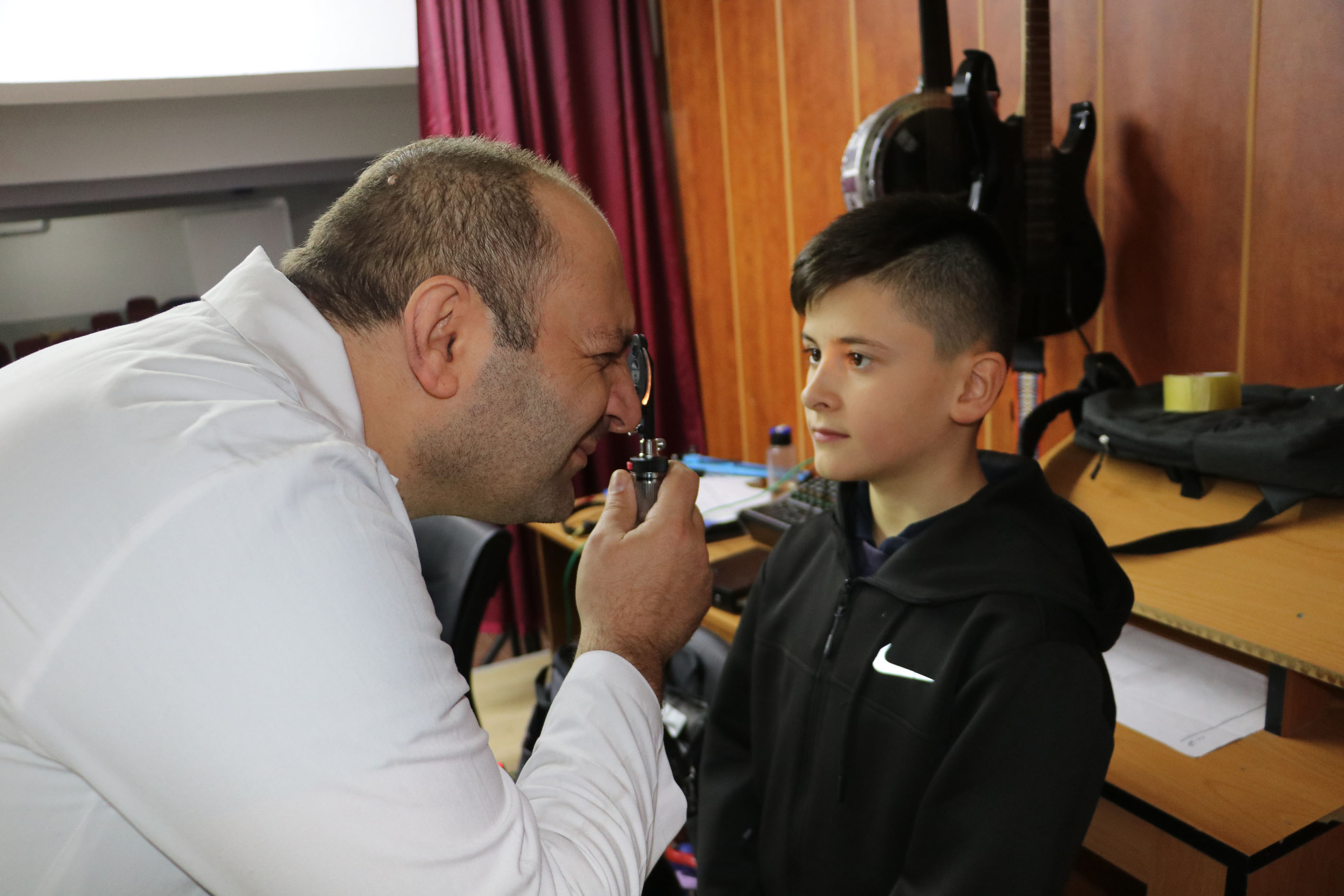 Havza Öğrencileri Sağlık Taramasından Geçirildi