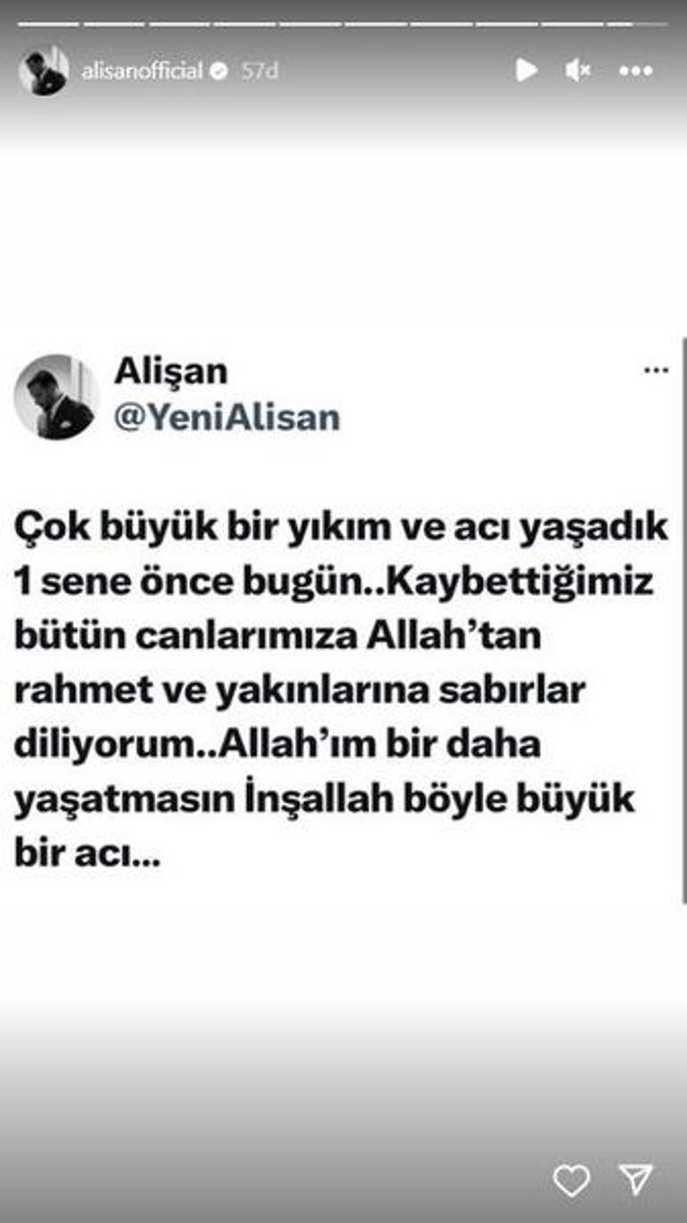 Ünlü isimler asrın felaketinde hayatını kaybedenleri andı