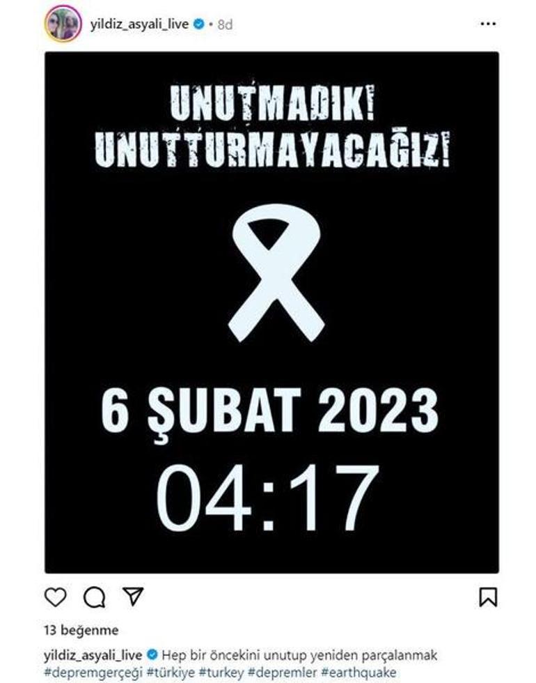 Ünlü isimler asrın felaketinde hayatını kaybedenleri andı