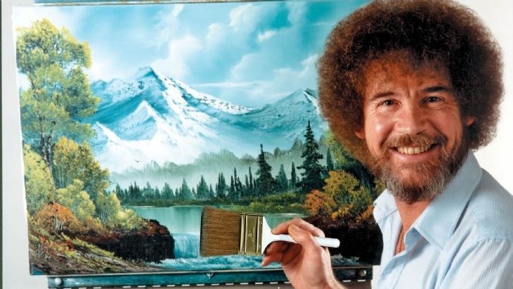 Bob Ross'un ilk tablosu 'Ormanda Yürüyüş'e verilen ücreti duyanlar inanamadı