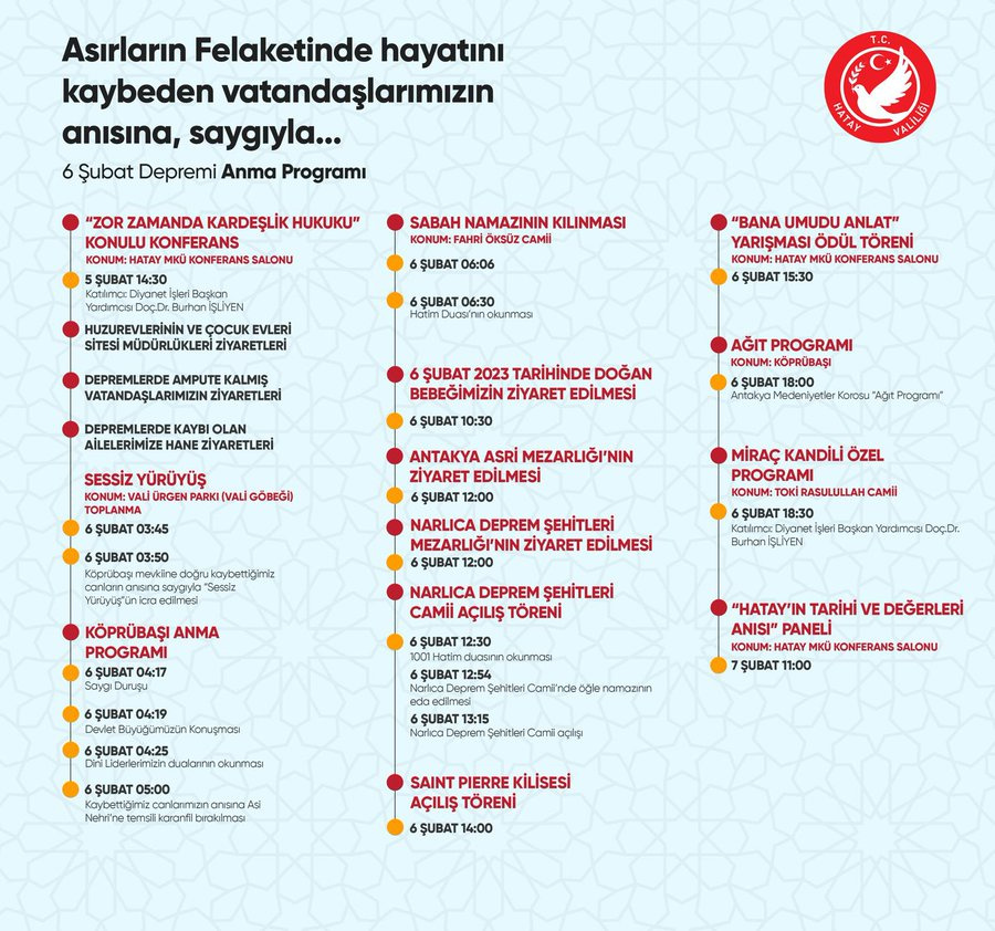 Depremin 1 Yilinda Hatayda Egitim ve Ogretime 1 Gunluk Ara