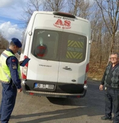 Kırklareli’nde okul servislerine denetim