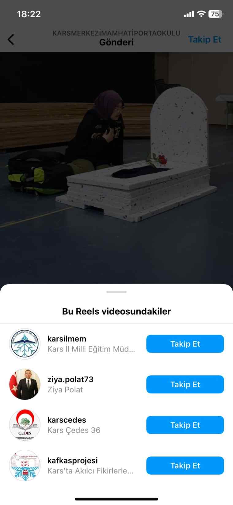 Meb'ten Skandal Uygulama | Ortaokul Sınıfına Mekat Mezar Koydular Maket Mezar