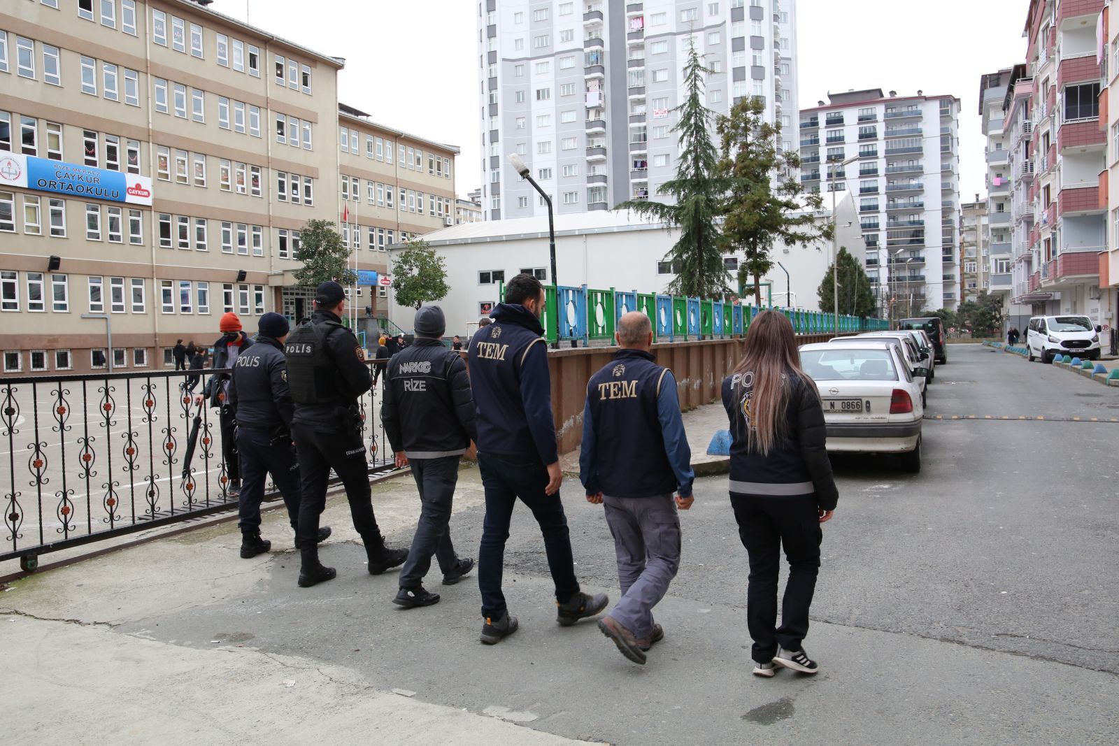 Rize Emniyet Ekipleri Okul Cevrelerinde Denetim Yapiyor