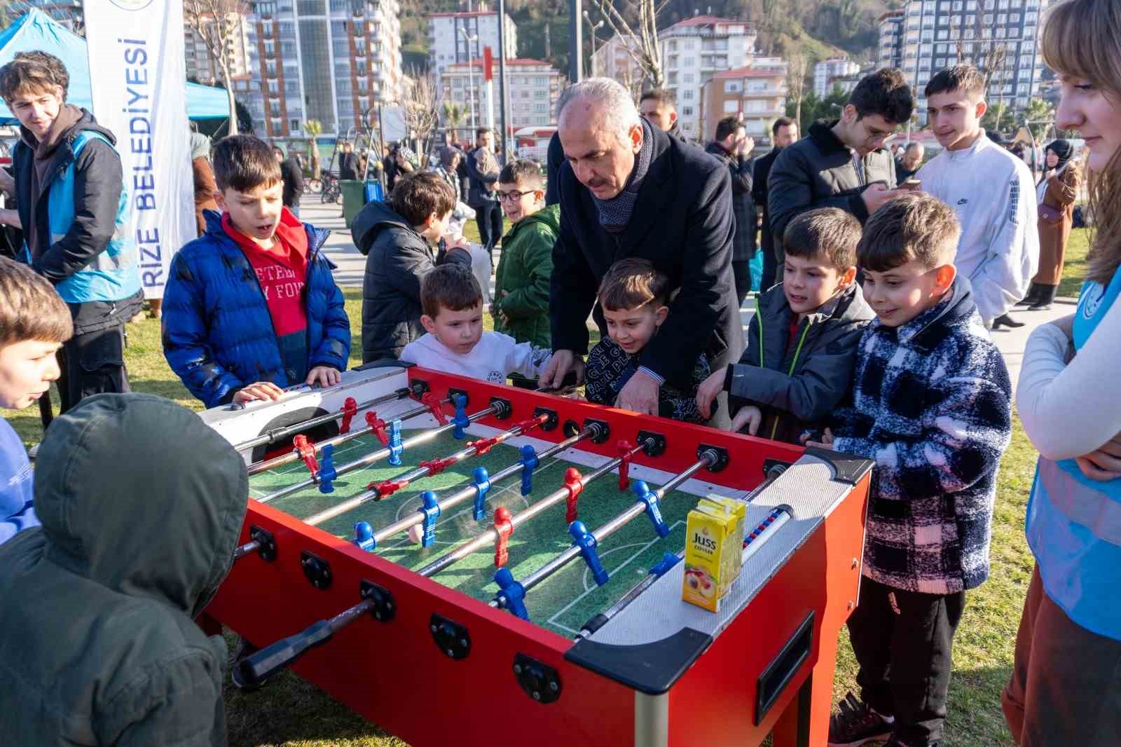 Rize’de okul öncesi ‘Ara Karne Etkinliği’ düzenlendi