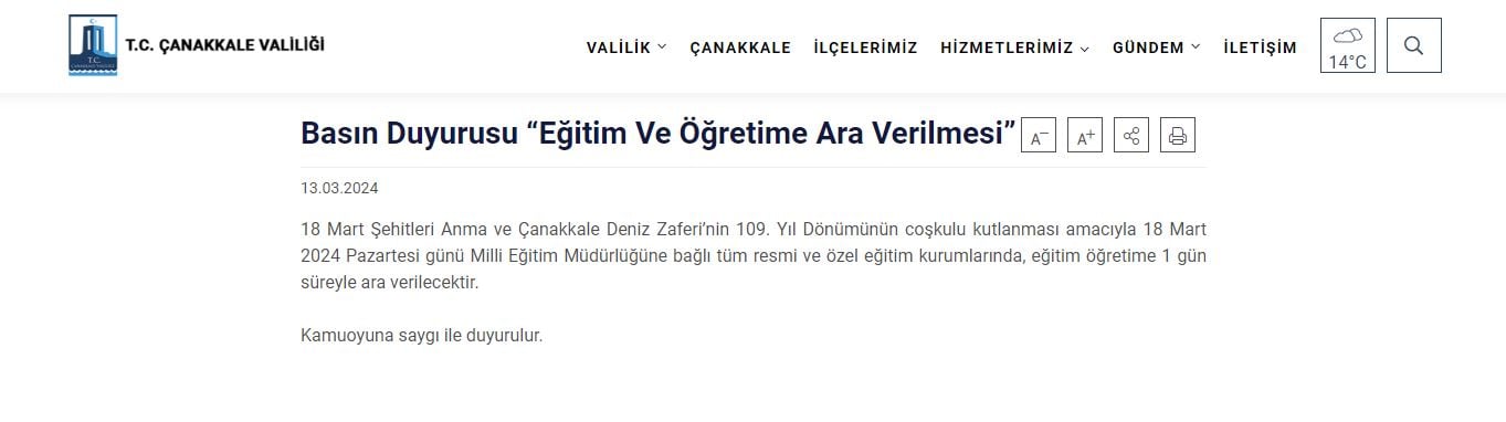 Çanakkale Zaferi