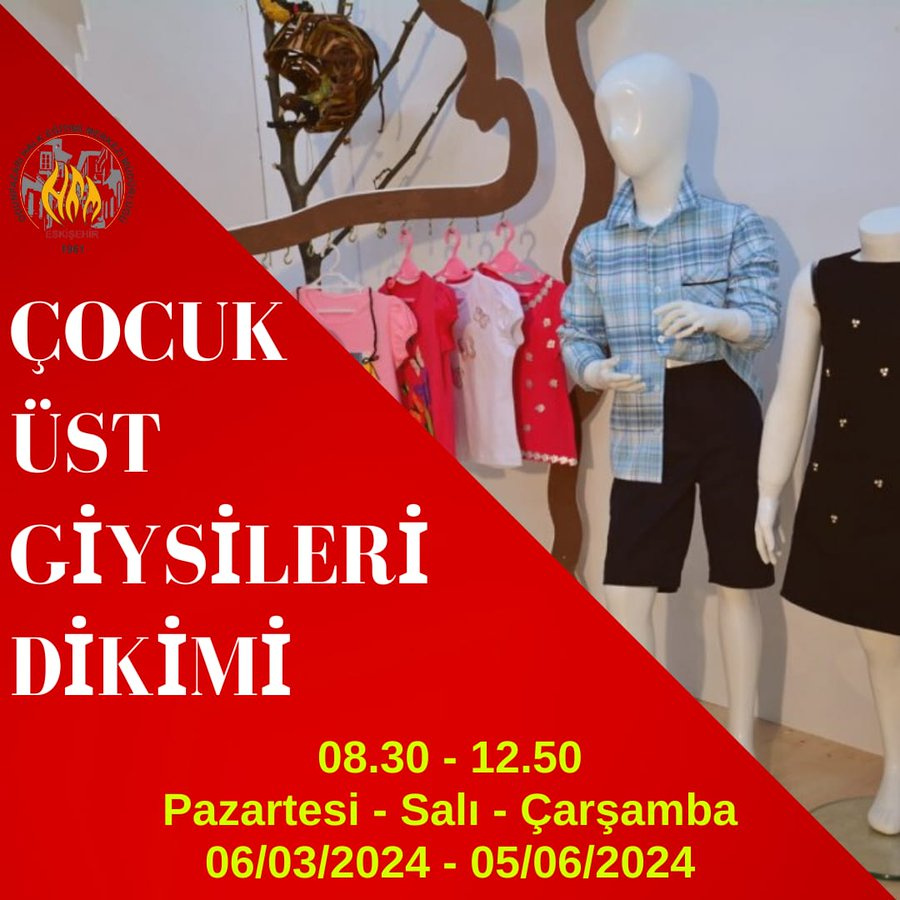 Çocuk Üst Giysileri Dikimi Kursu