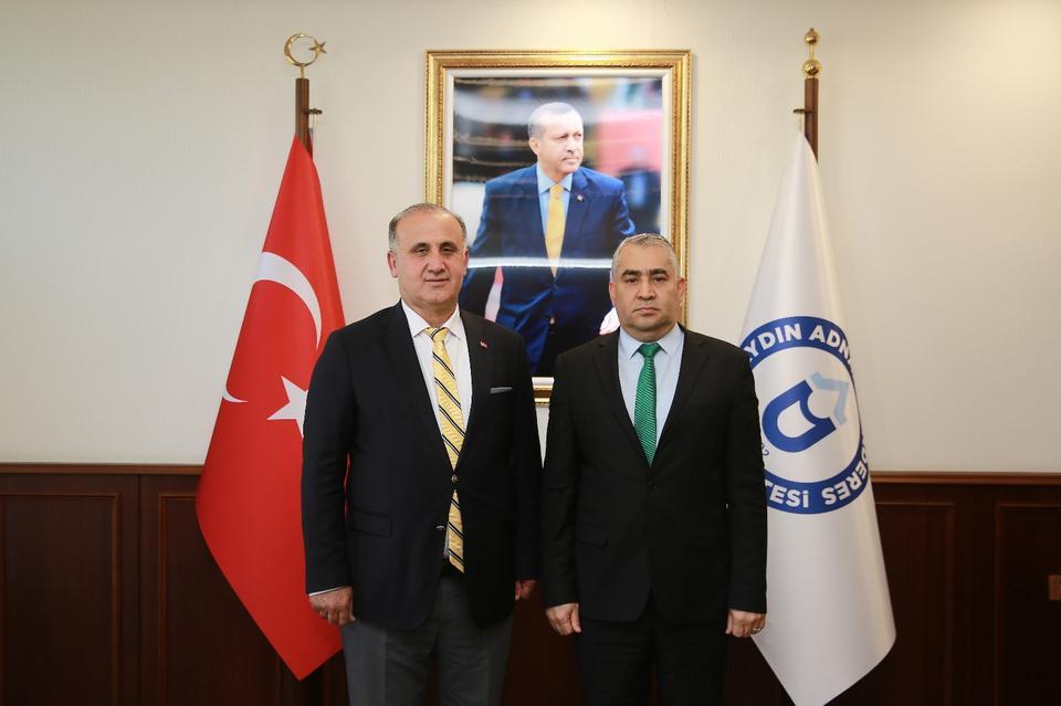 Başkan Kaya ve Rektör Kent
