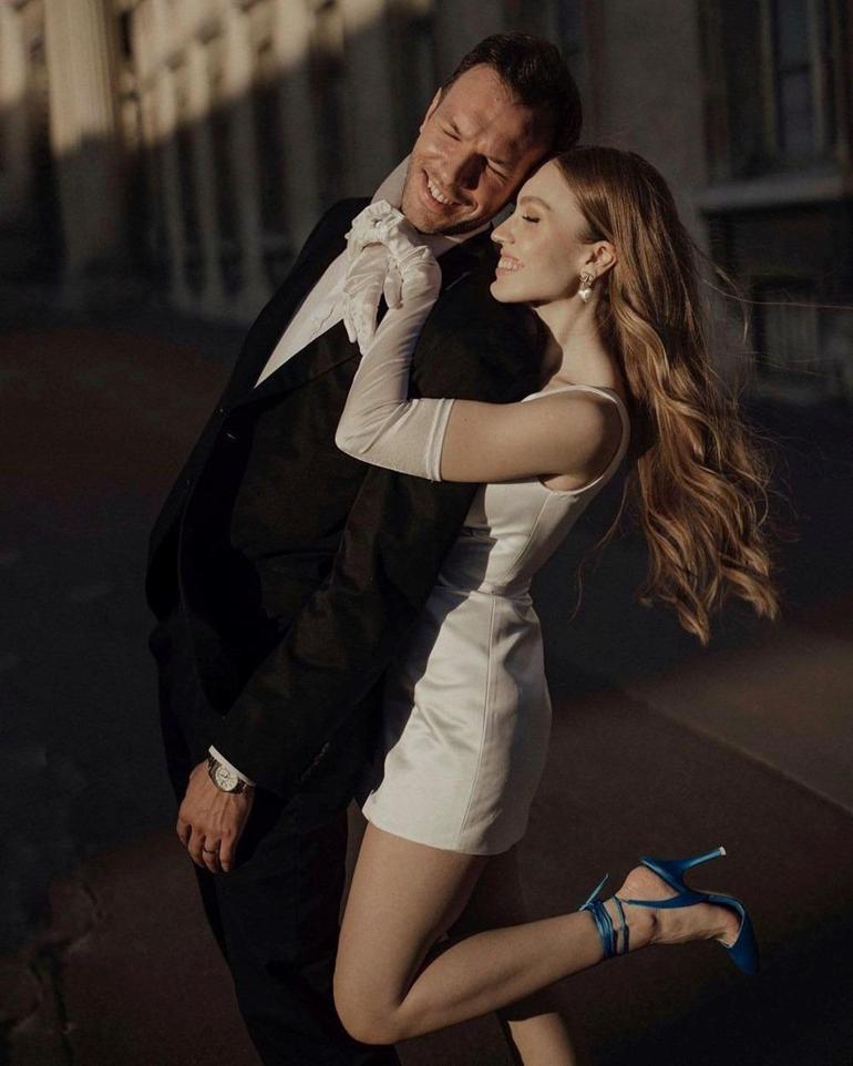 Duygu Özaslan evlilik fotoğrafı