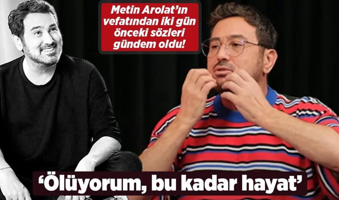 Ünlü Şarkıcı Metin Arolat’ın Beklenmedik Ölümü Sanat Camiasını Yasa Boğdu