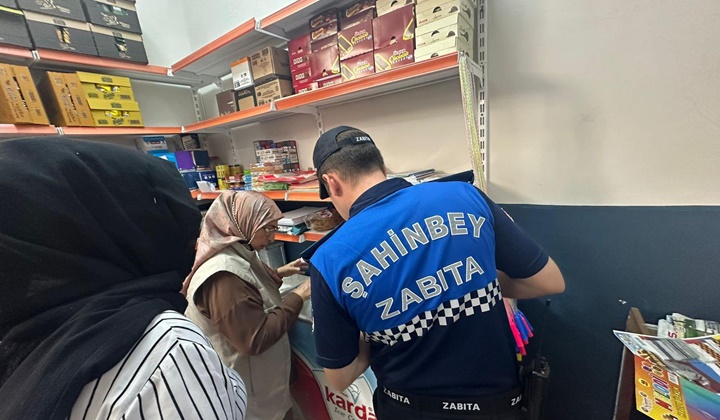 Şahinbey Belediyesi Okul Kantinlerinde Denetim Gerçekleştirdi Zabıta Ekipleri Okul Kantinlerinde