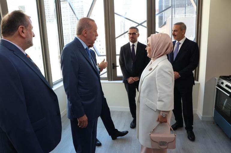 Cumhurbaşkanı Erdoğan, TURKEN Foundation'ın yurt binasını ziyaret ediyor