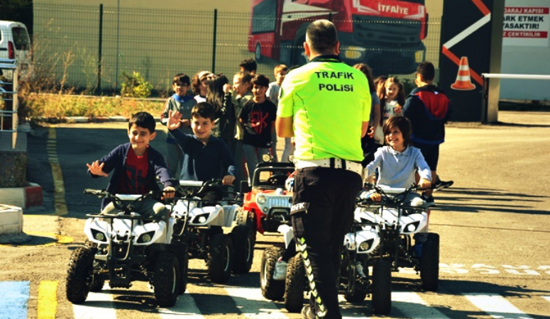 Çocuk Trafik Eğitim Parkında 600 Öğrenciye Eğitim VerildiHaberin BaşlıklarıÇocuk Trafik