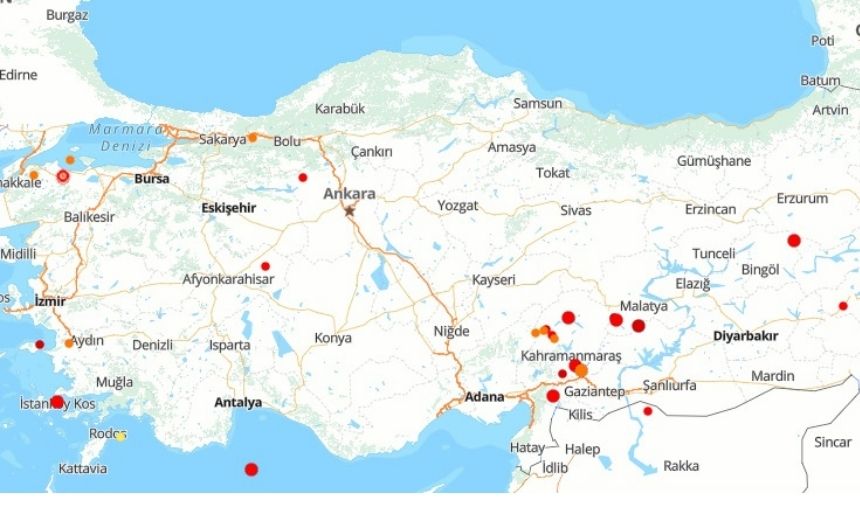 En Son Depremler Türkiye’de Kaydedildi: Güncel Bilgiler Türkiye, deprem kuşağında