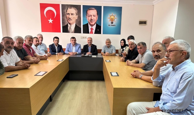 AK Parti Giresun Milletvekili Ali Temür, Derepazarı İlçesi Ziyaretinde İlçe