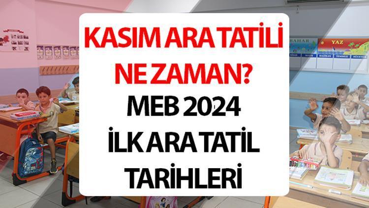 MEB 2024-2025 Ara Tatil Takvimi Belli Oldu: İlk Ara Tatil