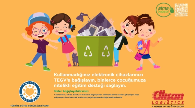Alışan Lojistik, Elektronik Atıklarla Çocukların Eğitimine Destek Oluyor Proje Detayları