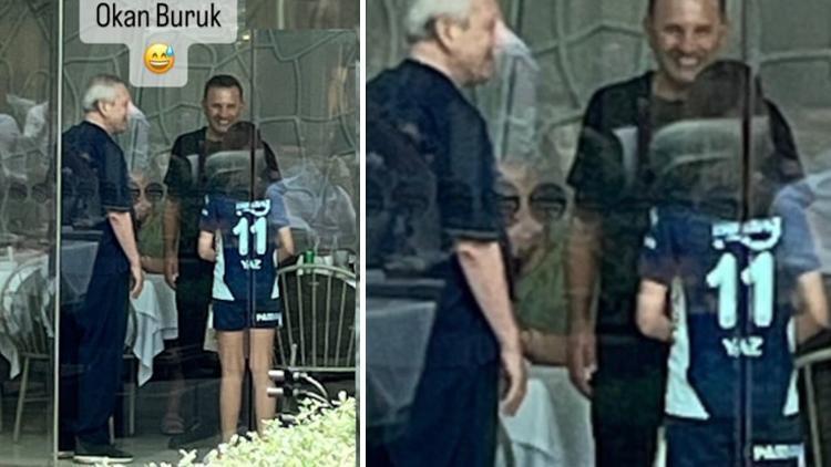 Fenerbahçe Eski Başkanı Aziz Yıldırım ile Galatasaray Teknik Direktörü Okan