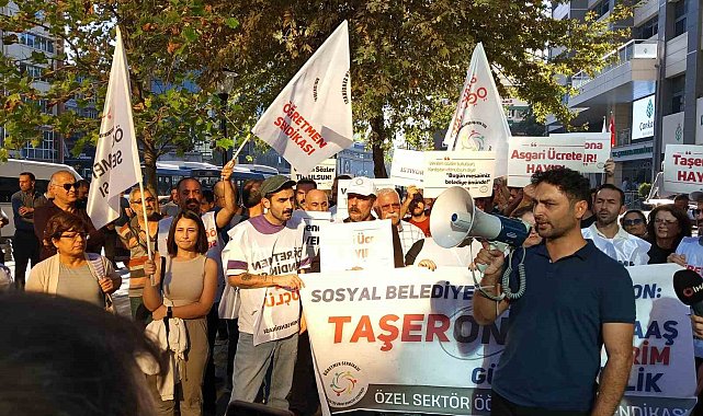 Öğretmenlerin Çankaya Belediyesi’ndeki Asgari Ücrete Karşı Eylemi Öğretmenler, Çankaya Belediyesi