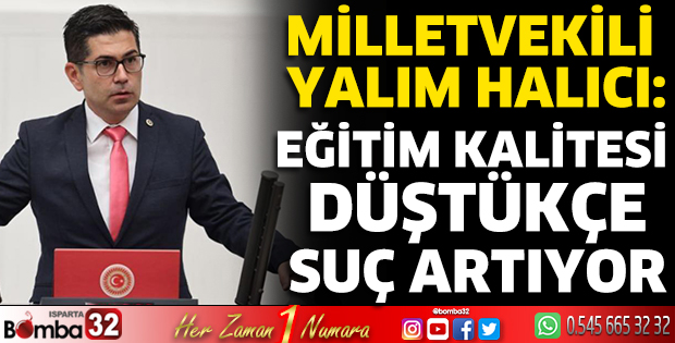 Eğitim Kalitesi Suç Oranlarını Etkiliyor: CHP’li Vekil Uyardı CHP Isparta