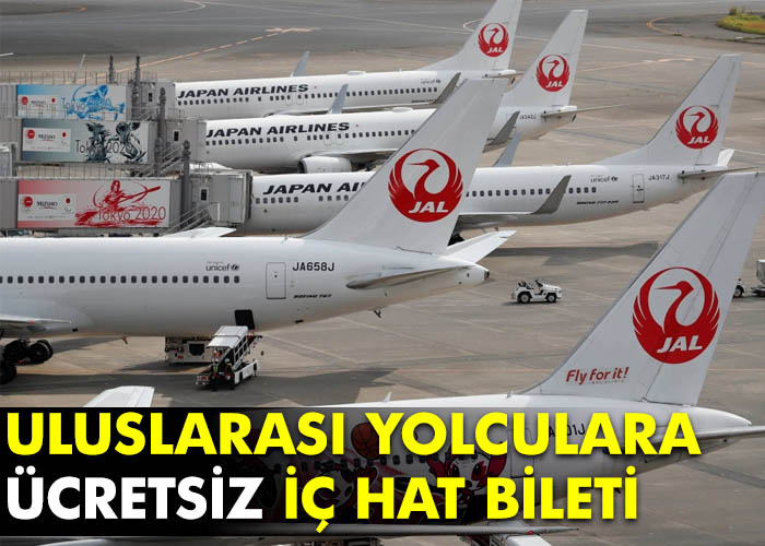 Japan Airlines, Yolcularına Ücretsiz İç Hat Uçuşları Sunuyor Japan Airlines,