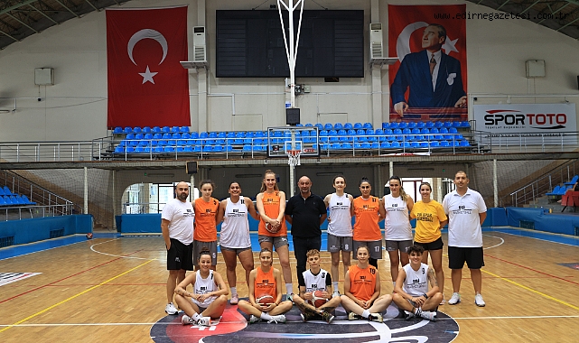 Edirne DSİ Spor Kulübü Kadın Basketbol Takımı Ligde Başarı İçin