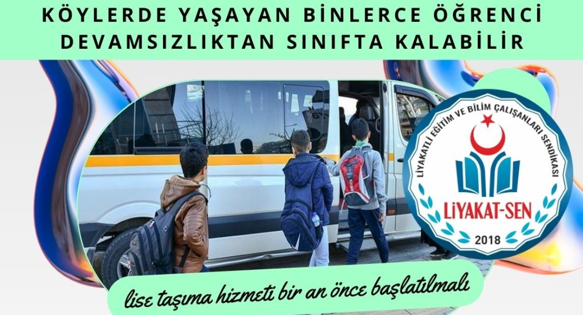LiyakatSen’den MEB’e çağrı: Lise taşıma hakkı geri verilsin! MEB’in 30