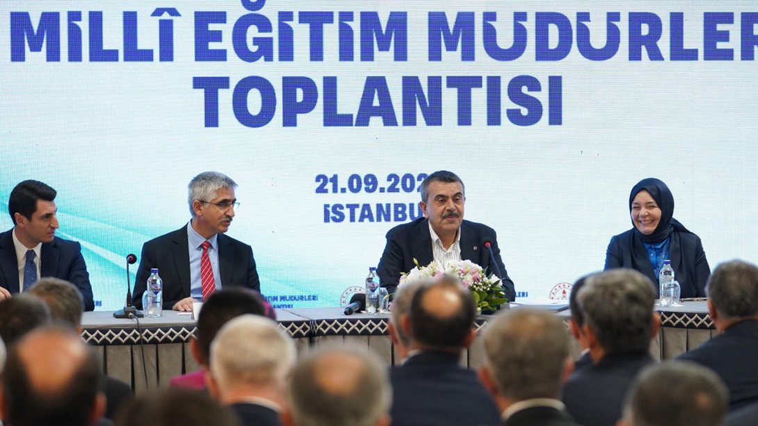 MİLLÎ EĞİTİM BAKANI TEKİN, İL MİLLÎ EĞİTİM MÜDÜRLERİYLE BİR ARAYA