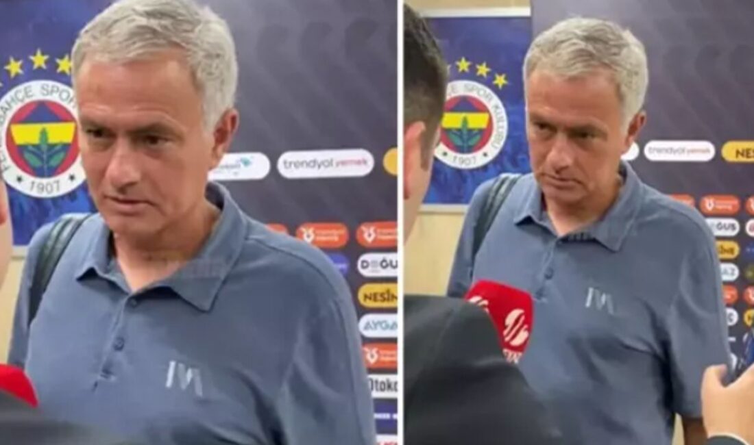 Fenerbahçe Teknik Direktörü Mourinho’nun Muhabiri Şaşırtan Diyalogu Fenerbahçe’nin Galatasaray’a evinde