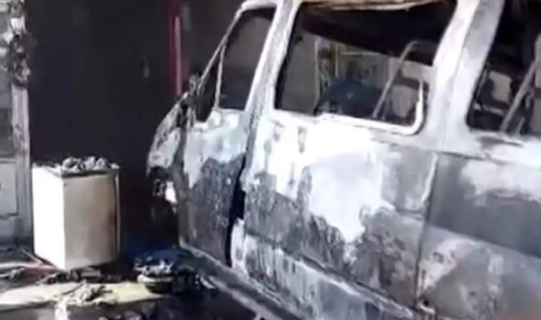 Nevşehir’de Öğrenci Servisi Bakım Sırasında Alev Aldı! Olay Detayları Nevşehir’de