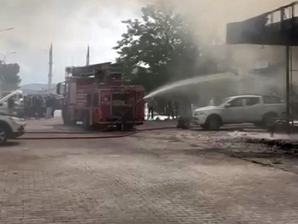 Nevsehirdeki Ogrenci Servisi Alev Aldi
