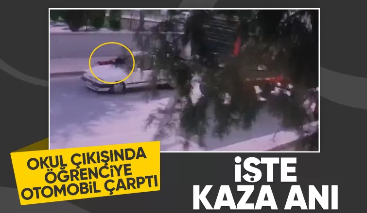 Akyazı’da Okul Çıkışında Öğrenciye Araba Çarptı Feci Kaza Güvenlik Kamerasına
