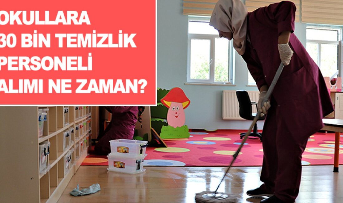 Çalışma Bakanlığı Okullara 30 Bin Temizlik Personeli İstihdam Edecek Milli