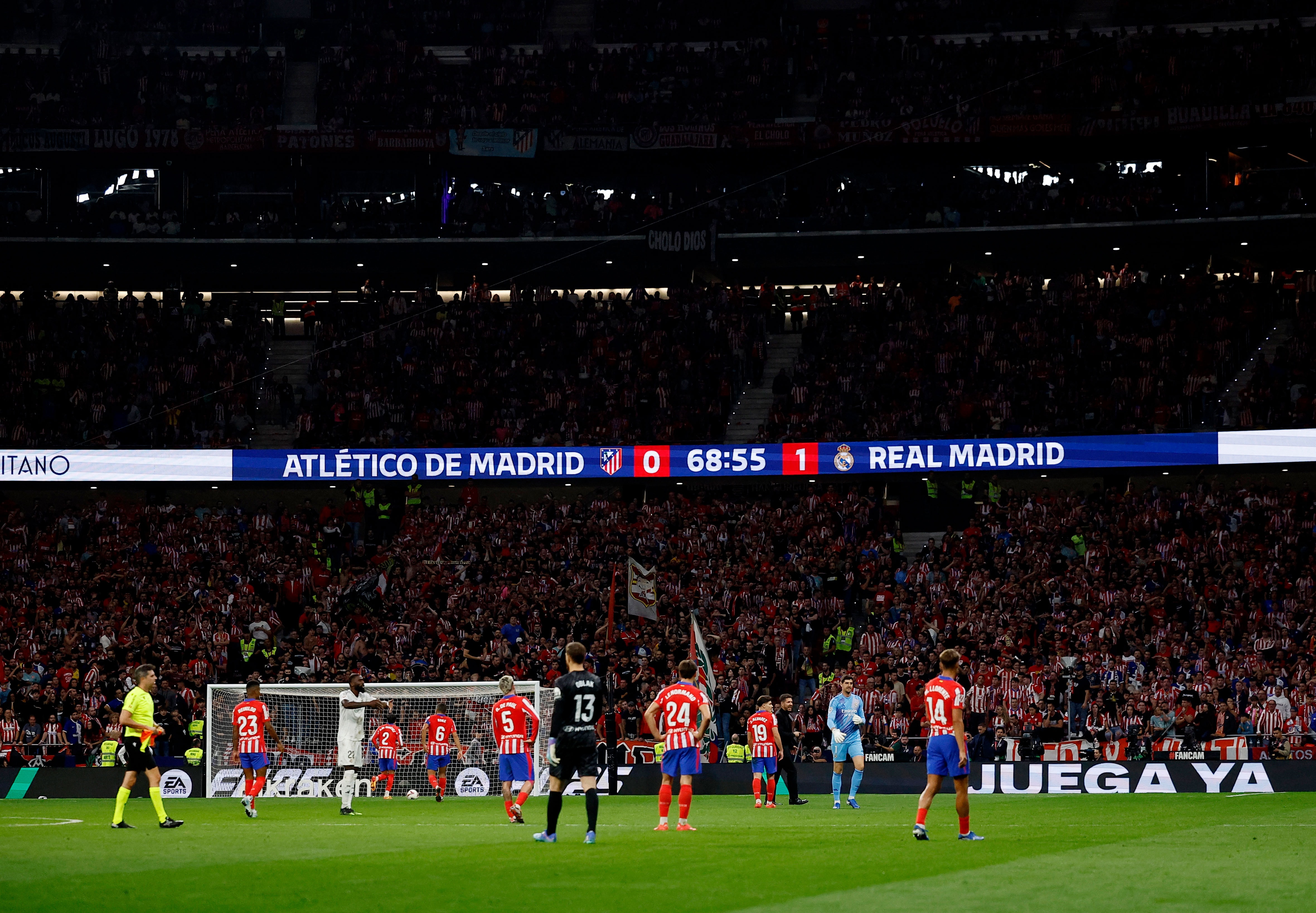 Olayli Derbide Atletico Madrid ve Real Madrid Berabere Kaldi