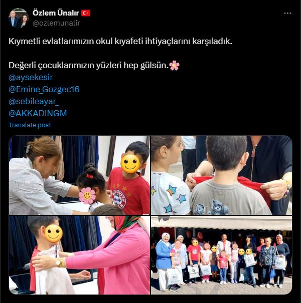 Özlem Ünalır ve Çocuklar