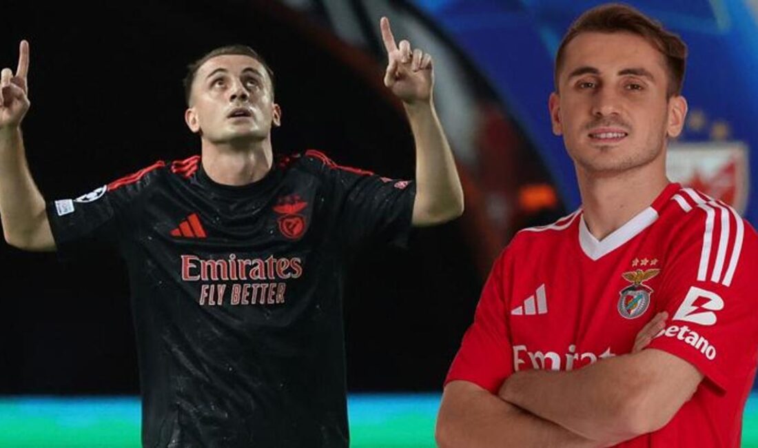 Kerem Aktürkoğlu ve Orkun Kökçü Benfica’da Performanslarını Sergiliyor Kerem Aktürkoğlu’nun