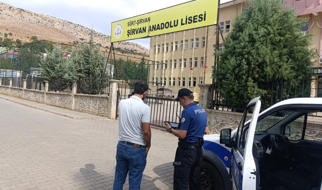 Siirt’te Okul Çevrelerinde Güvenlik Önlemleri Arttı! Denetimlerde Dikkat Çeken Sonuçlar