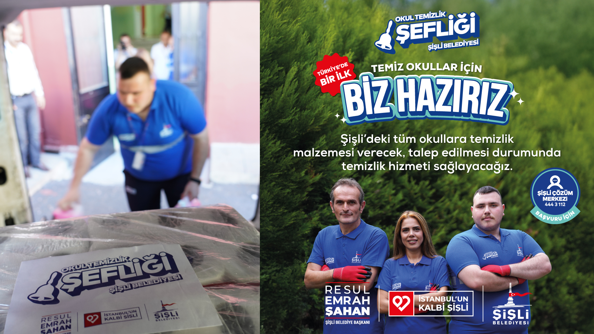 Sisli Belediyesinde Bir Ilk Okul Temizlik Sefligi Faaliyete Gecti