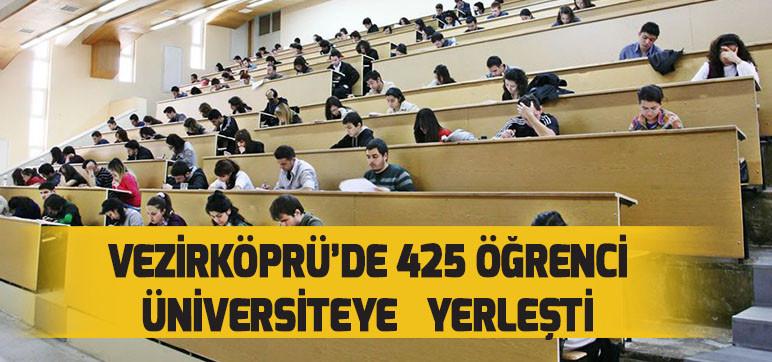 Vezirköprü’de 425 Öğrenci Üniversiteye Yerleşti: Başarı Oranı Yüzde 25 Arttı
