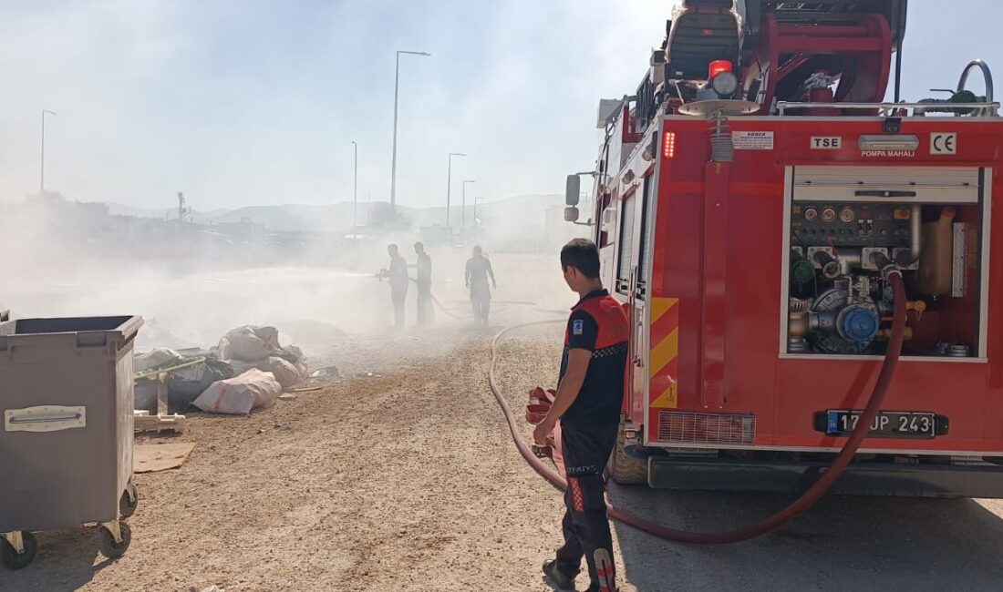 Esenler Mahallesi’nde Ot Yangını Çıktı Yangın Kısa Sürede Söndürüldü Olay,