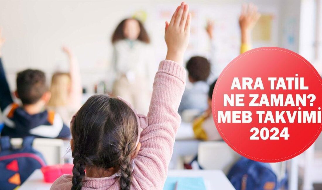 Ara Tatil Tarihleri Belli Oldu: 2024-2025 Eğitim Öğretim Yılı Çalışma