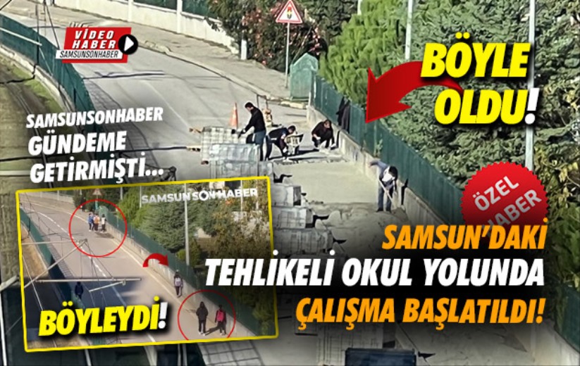 Samsun’daki Tehlikeli Okul Yolunda Güvenli Kaldırım Çalışmaları BaşladıHaberin BaşlıklarıSamsun’daki Tehlikeli