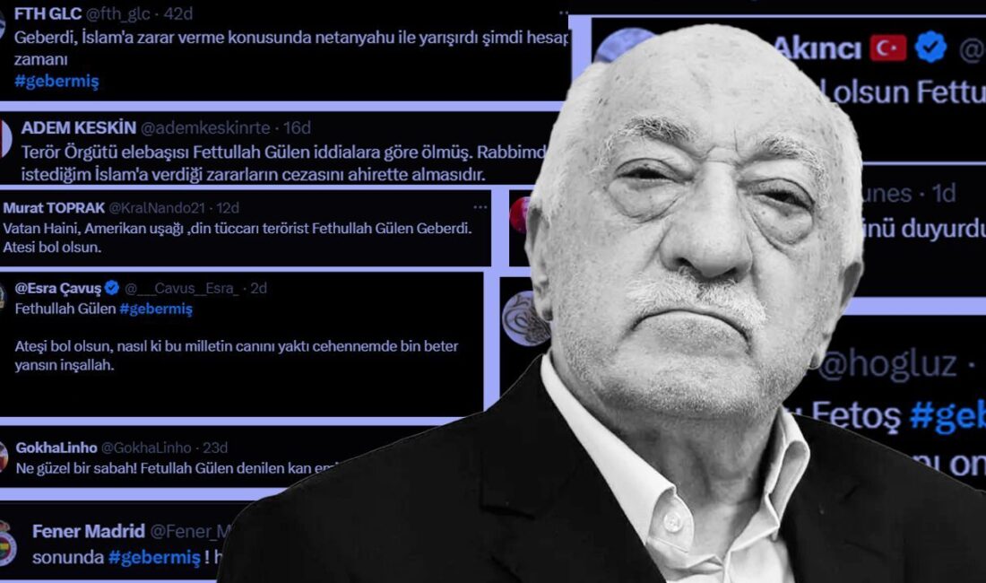 FETÖ Elebaşı Gülen’in Ölümü Sosyal Medyanın Gündeminde FETÖ Elebaşı Gülen’in