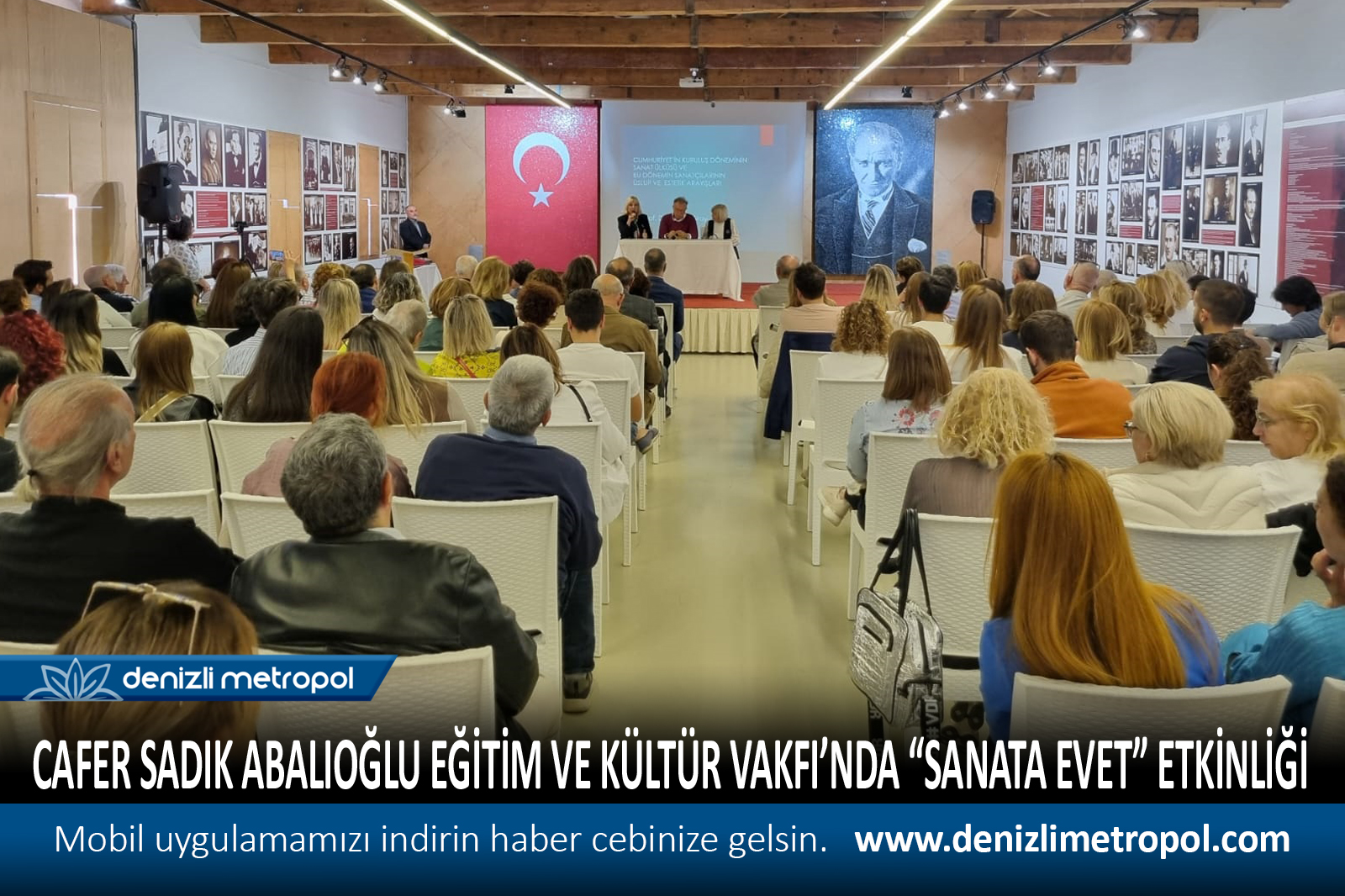 CAFER SADIK ABALIOĞLU EĞİTİM VE KÜLTÜR VAKFI’NDA “SANATA EVET” ETKİNLİĞİ