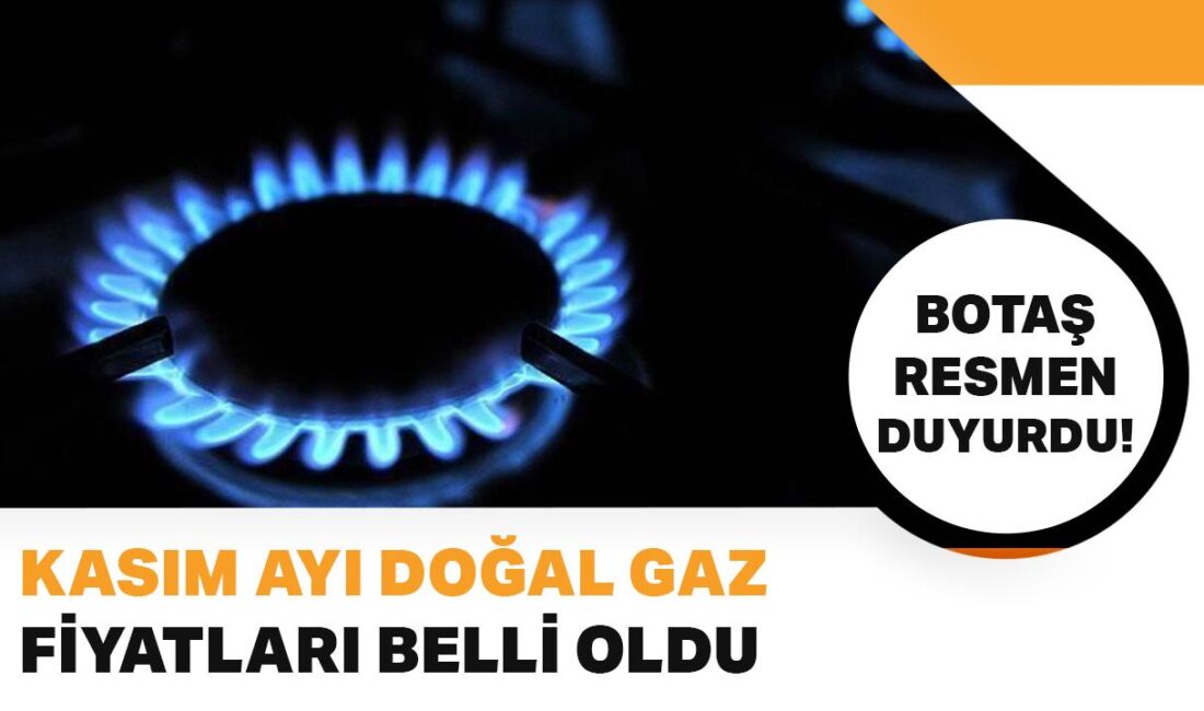 Doğal Gaz Fiyatları Kasımda Belli Oldu: İşte Tarife DetaylarıHaberin BaşlıklarıDoğal